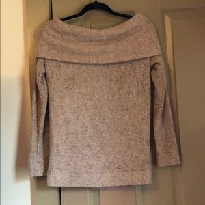 Off the shoulder sweater